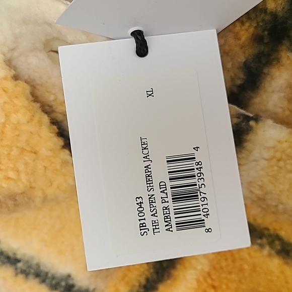 NWT Bandier Aspen Plaid Sherpa Jacket - XL - Picture 4 of 6